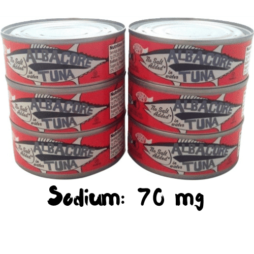 trader joes no salt added tuna can