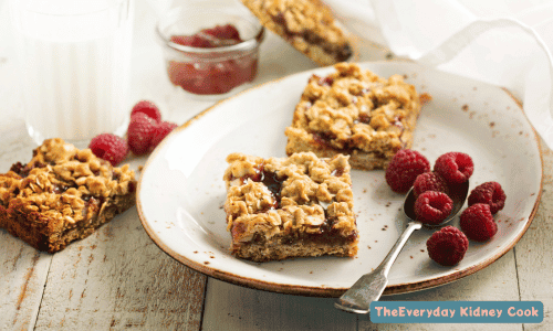 oatmeal jam bars